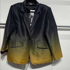 OOPERA Black and Gold Gradient Blazer
WATER REPELLENT FABRIC.